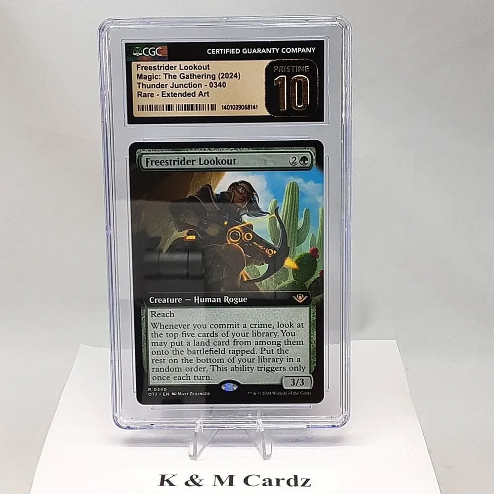 MTG - Thunder Junction - Freestrider Lookout - Extended - Graded CGC Pristine 10